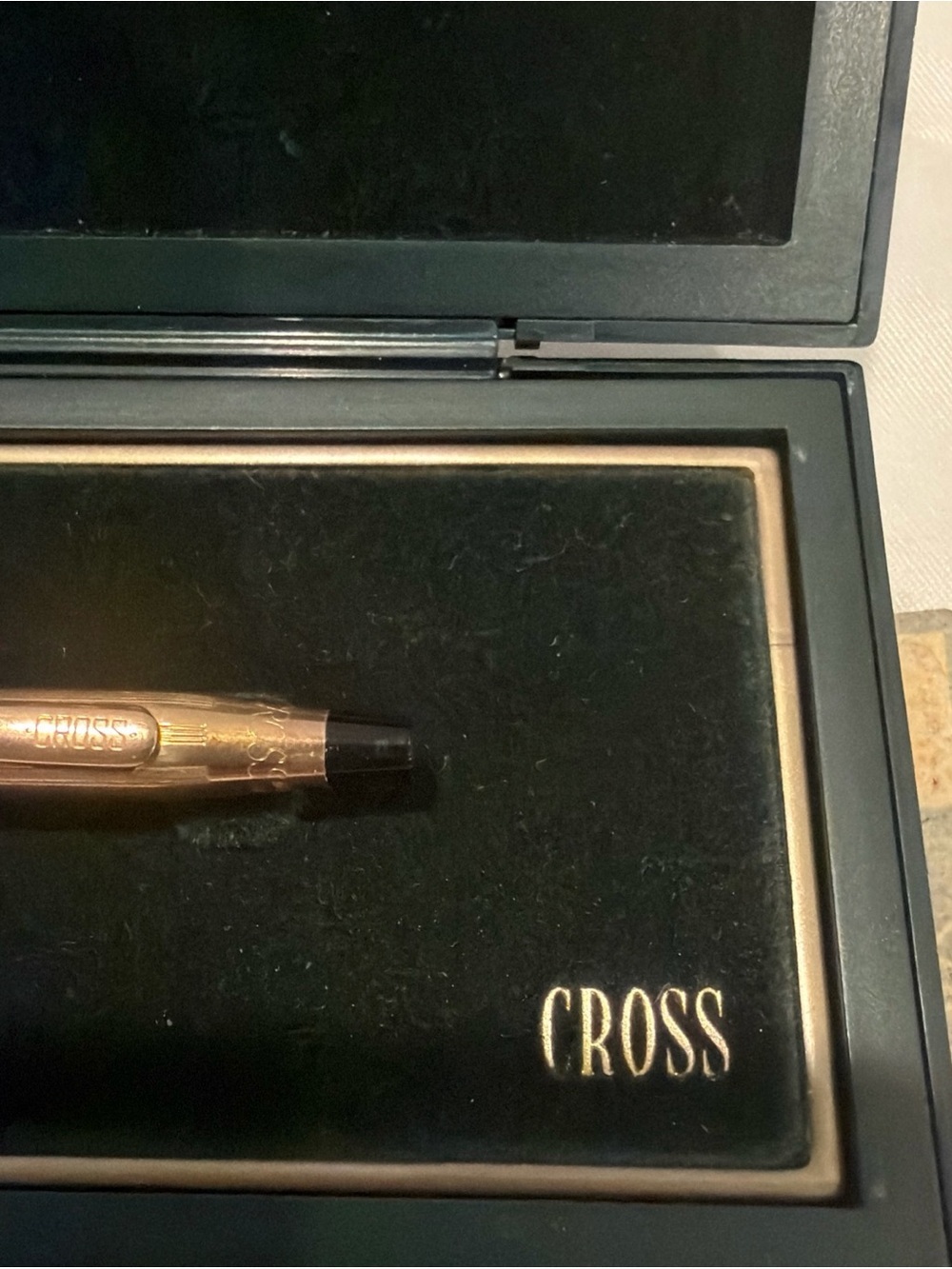 Rose Gold Retractable Ballpoint Pen - Picture 5 of 8